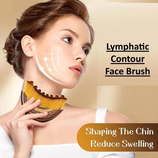 Lymphatic Contour Face Brush - Facial Massager for Jawline, Chin & Neck