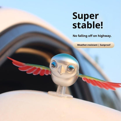 Flying Bird Car & Bike Decoration with Flapping Wings