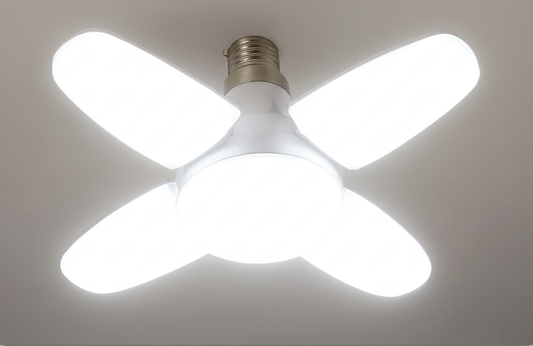 LIGHT 25 WATT 4 FAN LED BULB LIGHT HOME DECORATION (PACK OF 1)