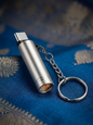 Electric Lighter, USB C Lighter, Windproof, Flameless, Men's Father Gift, Outdoor Indoor Decoration (Mini Version,Stainless Steel