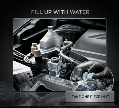 AUTOFRILL Car Windshield Glass Cleaner Tablet Window Cleaner Safe Compact Effervescent Tablets Detergent Fine Concentrated Solid Tablet Concentrate Vehicle Glass Cleaner (Pack of 25)