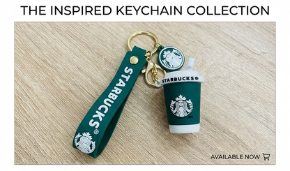 Starbucks Coffee Cup keychain for bike Cute Keyring & Quirky Bag Charm Hard Silicone, Bag Hook Single Piece Starbucks Coffee Cup keychain Keychain for Boys Kids Return Gifts Key Chain